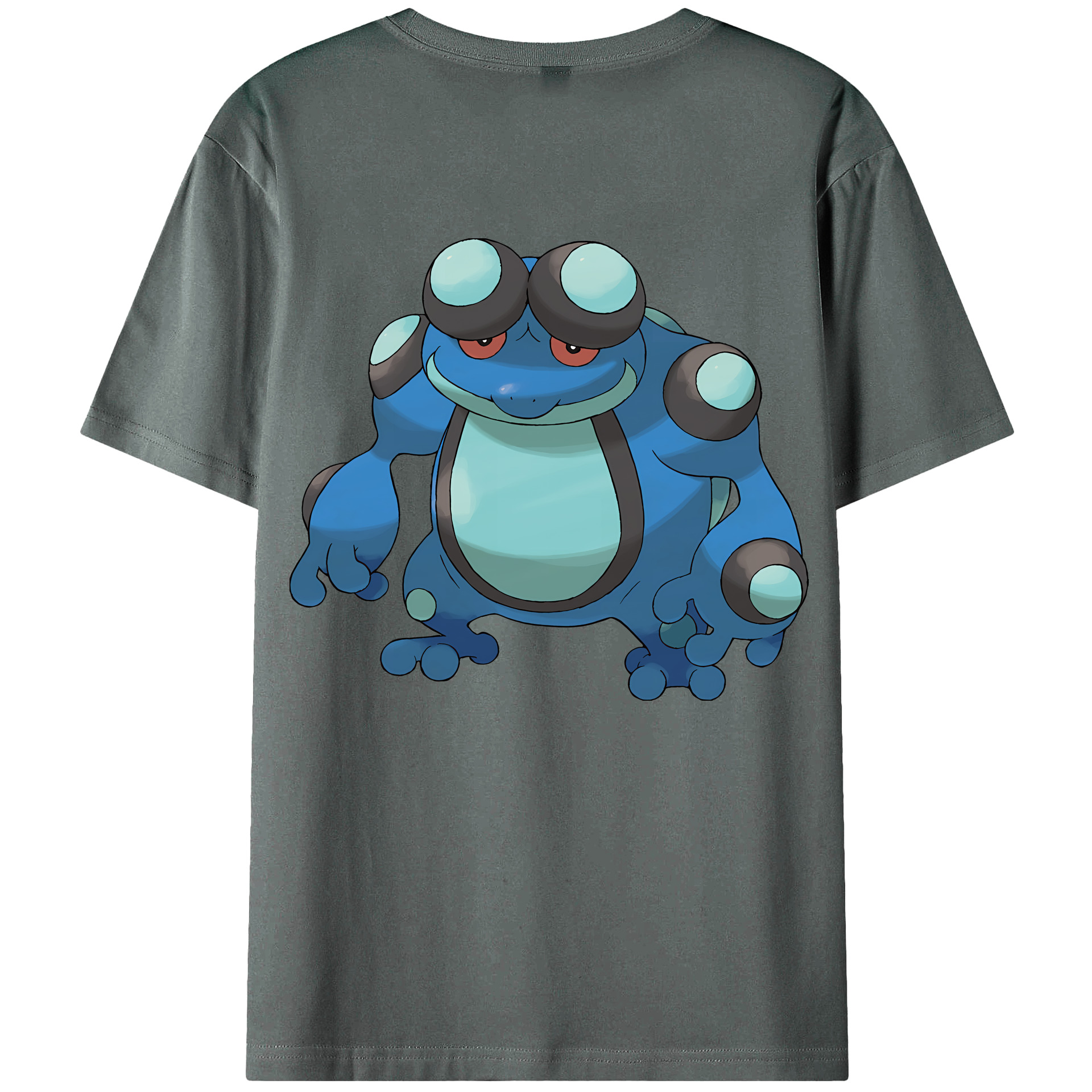 （画像用） ポケットモンスター Pokémon 綿100％ メンズ半袖Tシャツ（バックプリント） 通気性